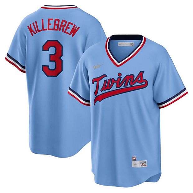 Men's Nike Harmon Killebrew Minnesota Twins Cooperstown Collection Light  Blue Jersey