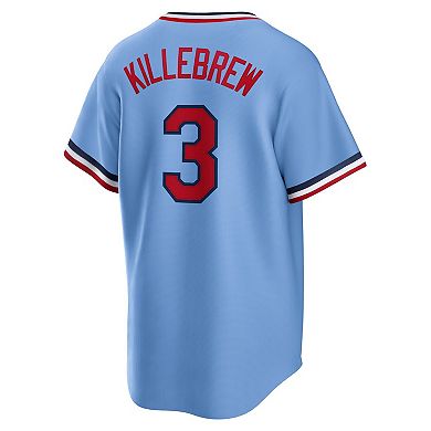 Men's Nike Harmon Killebrew Light Blue Minnesota Twins Road Cooperstown Collection Player Jersey