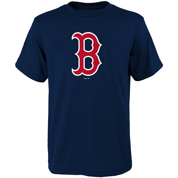 Youth Navy Boston Red Sox Primary Logo Team T-Shirt