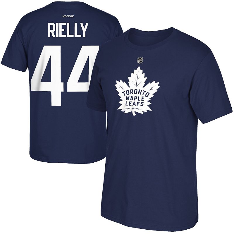 UPC 190306671087 product image for Men's Reebok Morgan Rielly Blue Toronto Maple Leafs Name & Number T-Shirt, Size: | upcitemdb.com