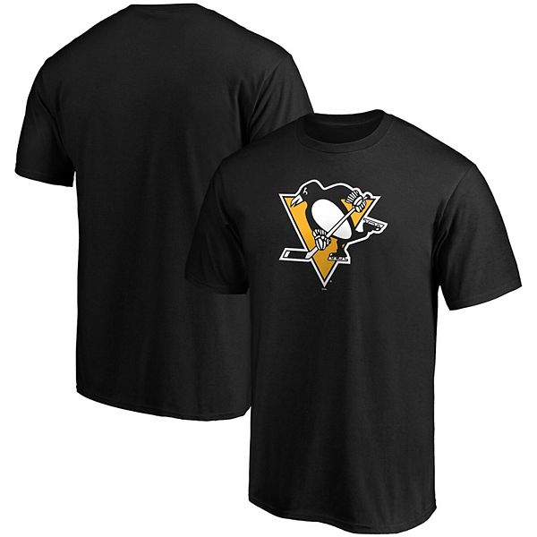 Fanatics Branded Men's Black Pittsburgh Penguins Team Primary Logo T-Shirt - Black