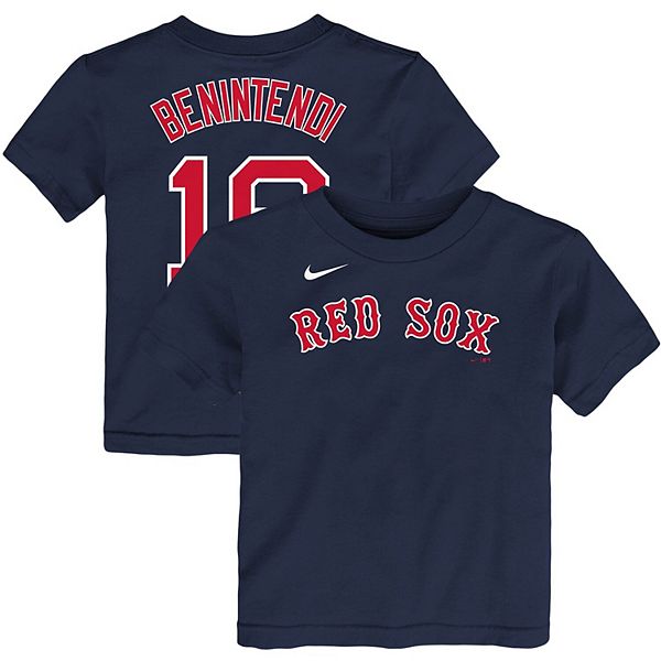 Men's Boston Red Sox Andrew Benintendi Nike Navy Name & Number T-Shirt