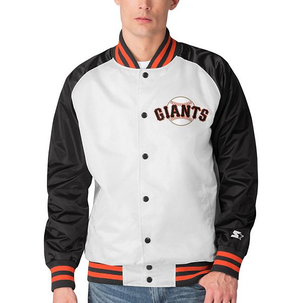 San Francisco Giants Wool Jacket w/ Embroidered Logos - Black 4X-Large