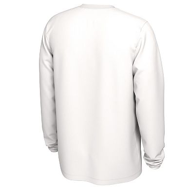 Men's Nike White Minnesota Golden Gophers Basketball Our Time Bench Legend Performance Long Sleeve T-Shirt