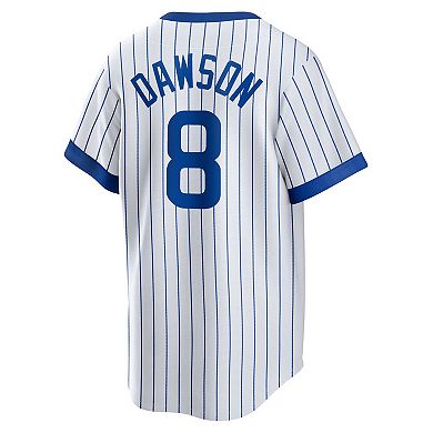 Men's Nike Andre Dawson White Chicago Cubs Home Cooperstown Collection Player Jersey