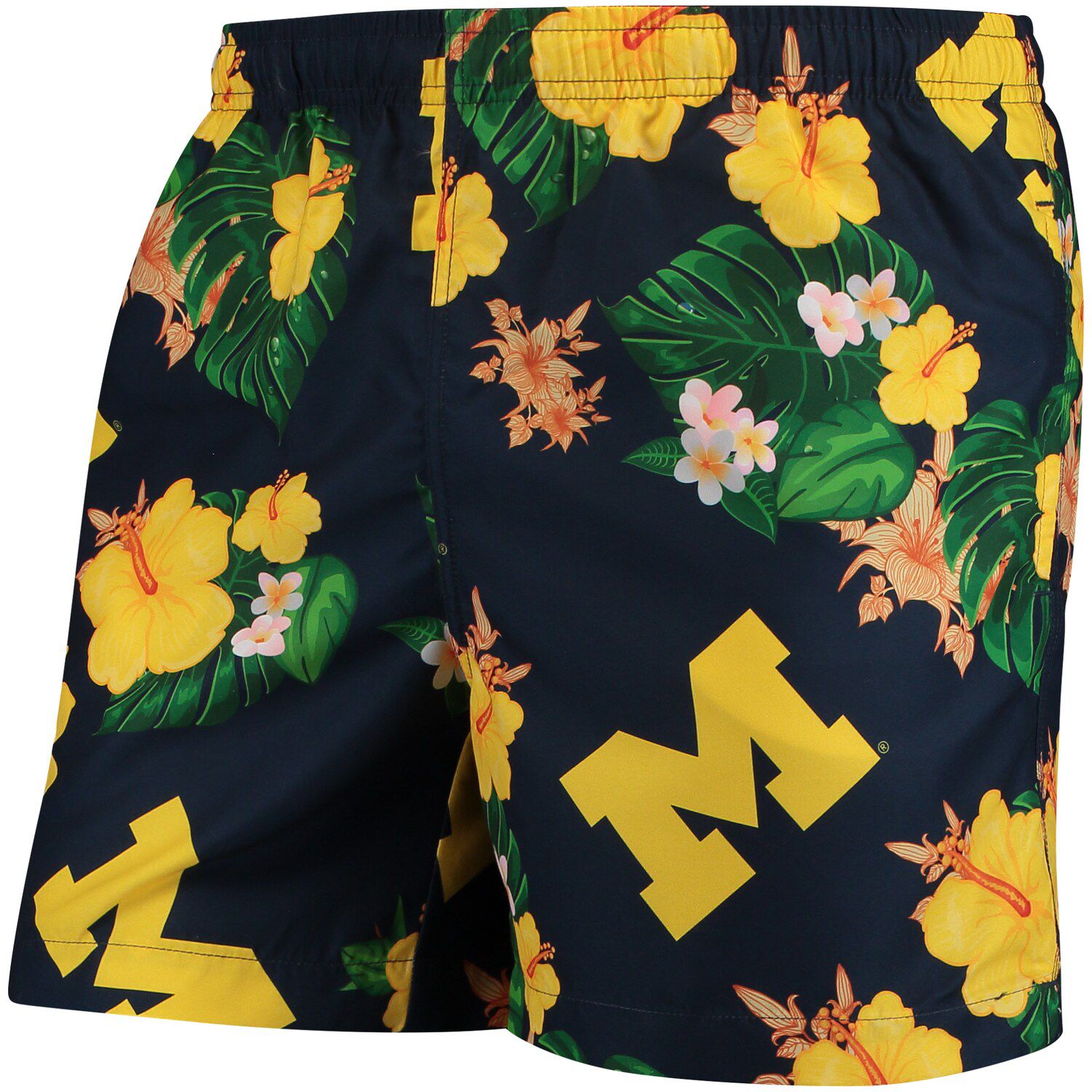 mens navy swim trunks