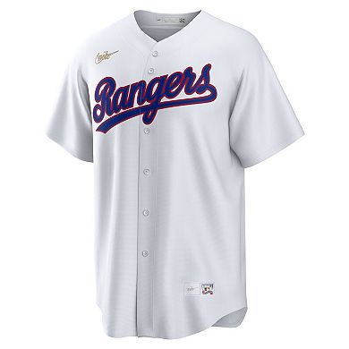 Men's Nike White Texas Rangers Home Cooperstown Collection Team Jersey