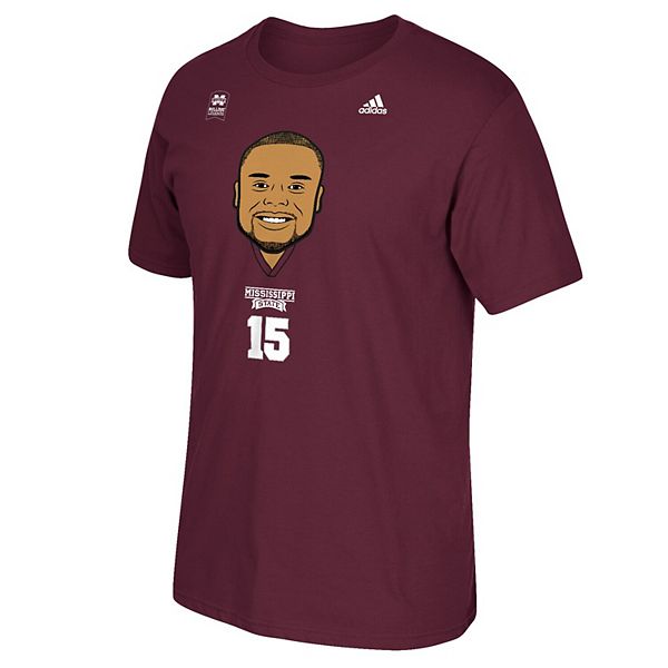 Men's adidas Dak Prescott Maroon Mississippi State Bulldogs