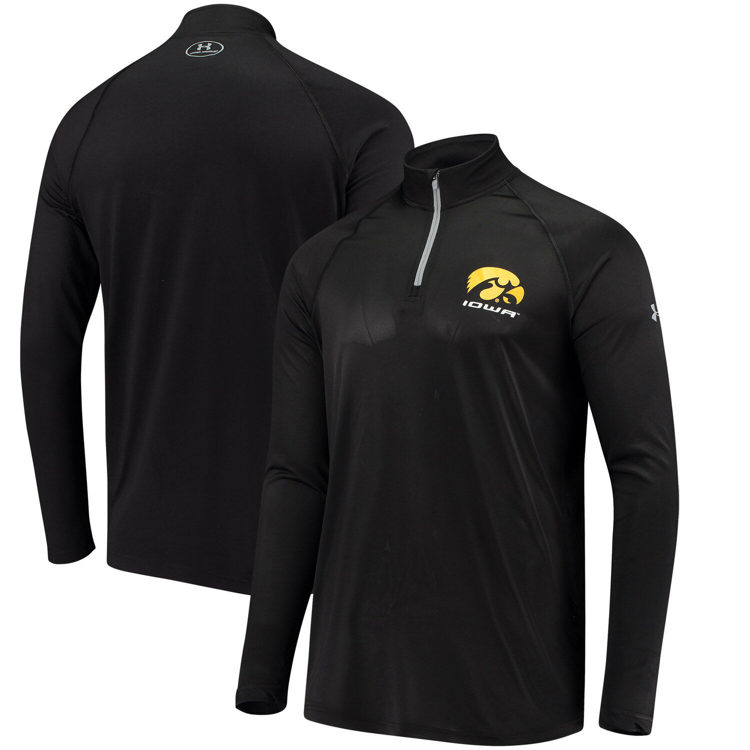 under armour quarter zip black