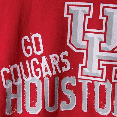 Youth Champion Red Houston Cougars Team Chant T-Shirt