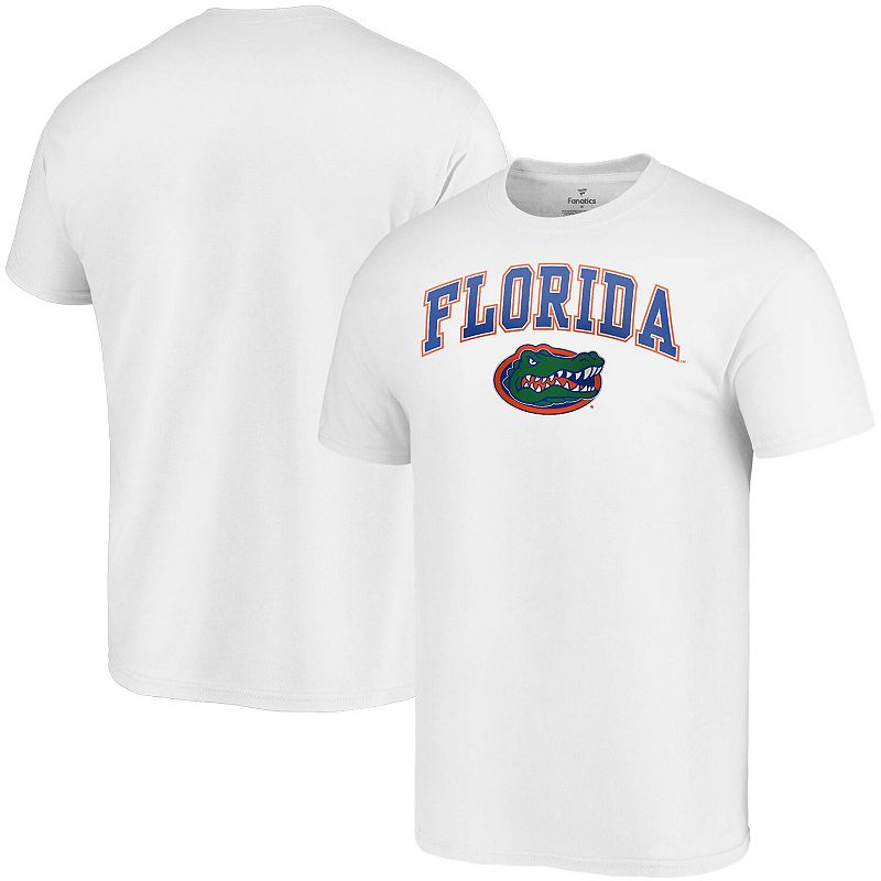 Mens Fanatics Branded White Florida Gators Campus T-Shirt, Size: 5XL, FLD 