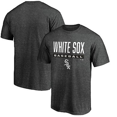 Men's Fanatics Branded Charcoal Chicago White Sox Win Stripe T-Shirt