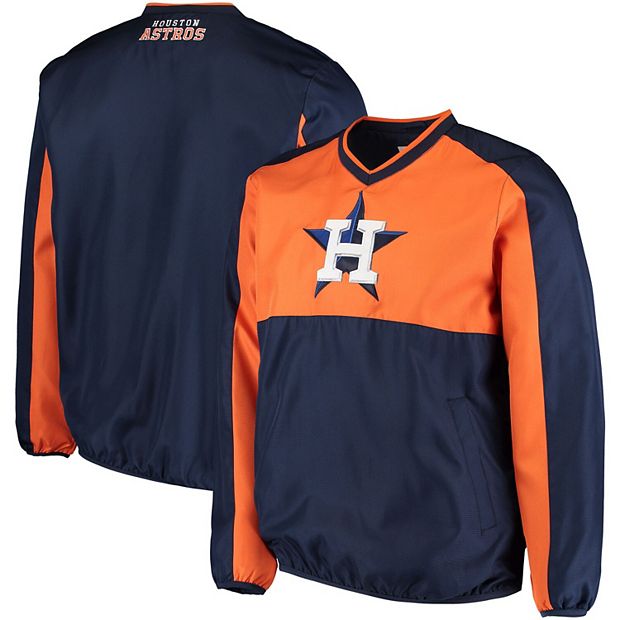 Houston Astros Iconic Brushed Poly Quarter Zip - Mens