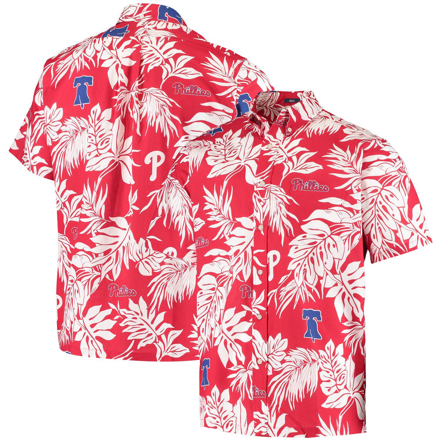 phillies button down shirt