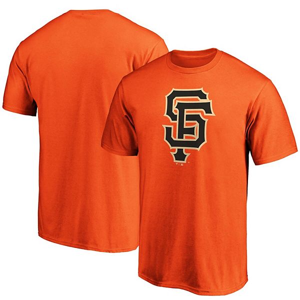 Men's Fanatics Branded Orange San Francisco Giants Official Logo T-Shirt