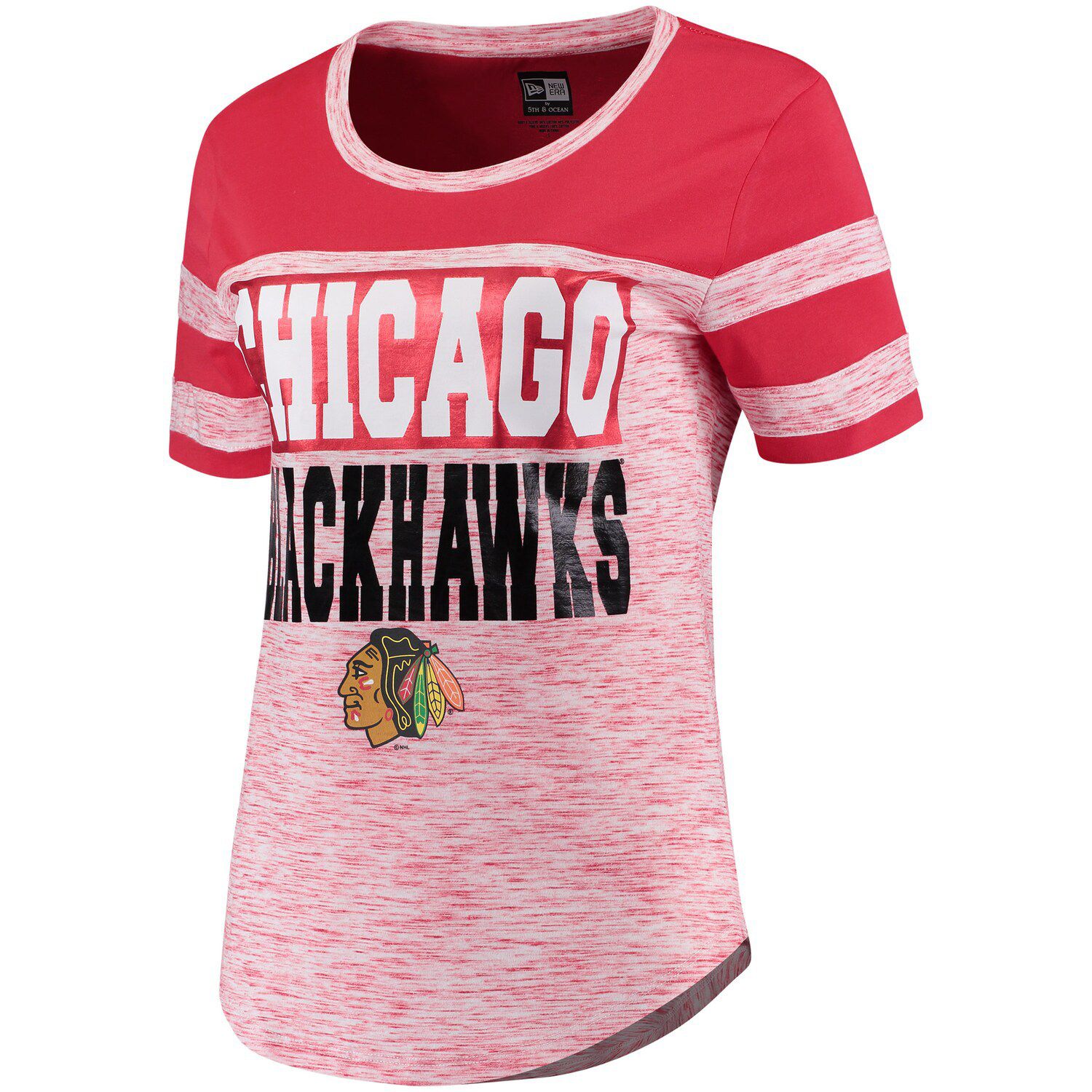 pink blackhawks shirt