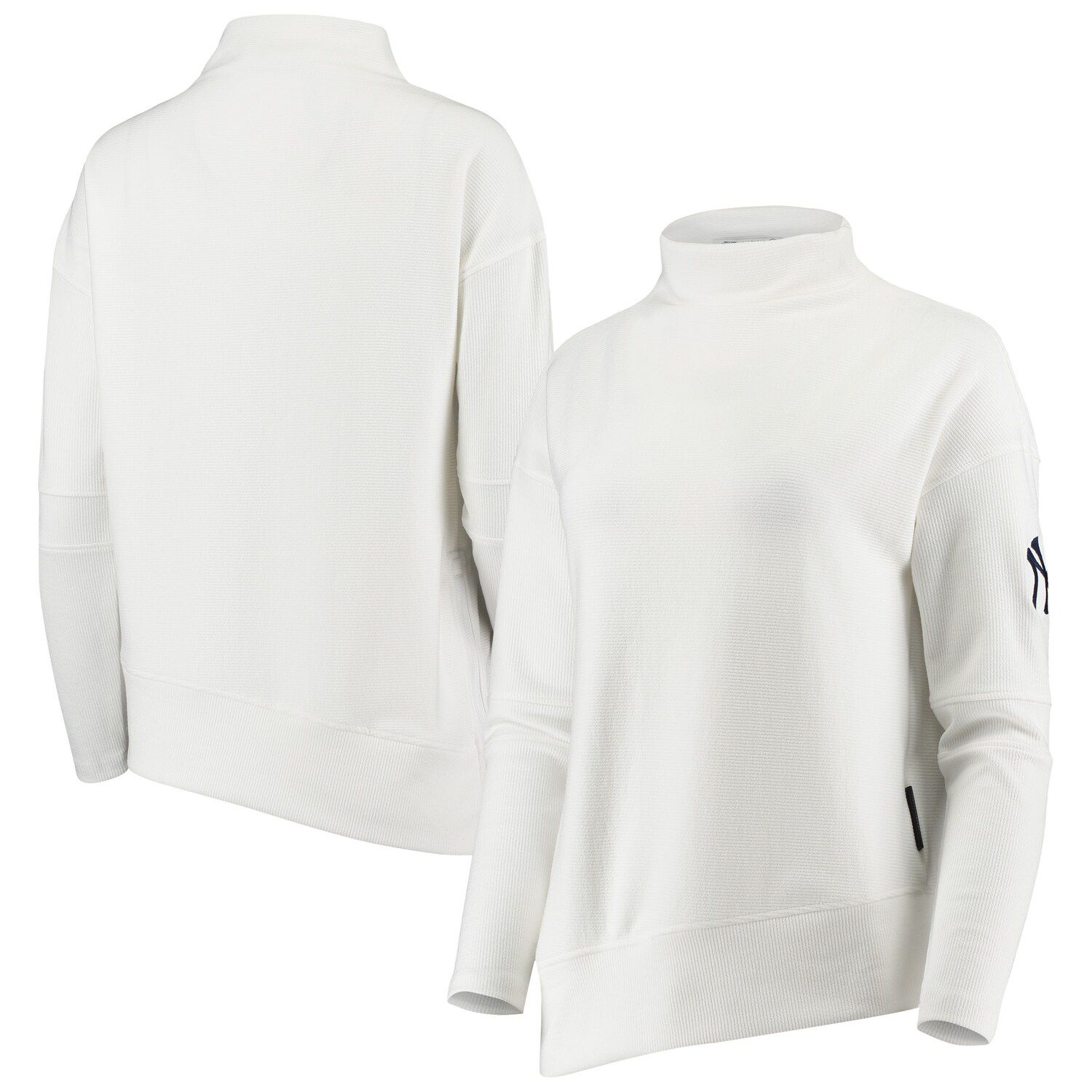 harvard mock neck pullover sweatshirt