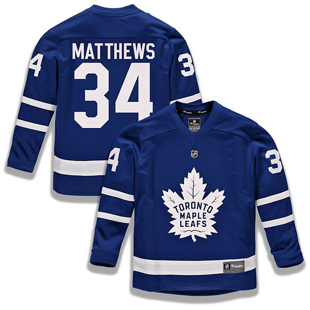 Auston matthews youth clearance jersey