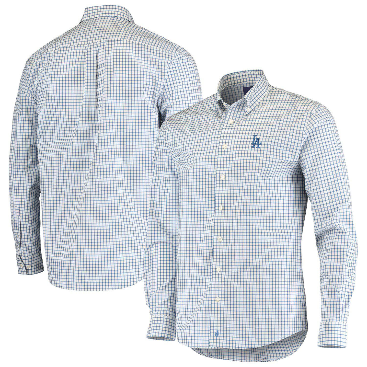 dodger button down shirt