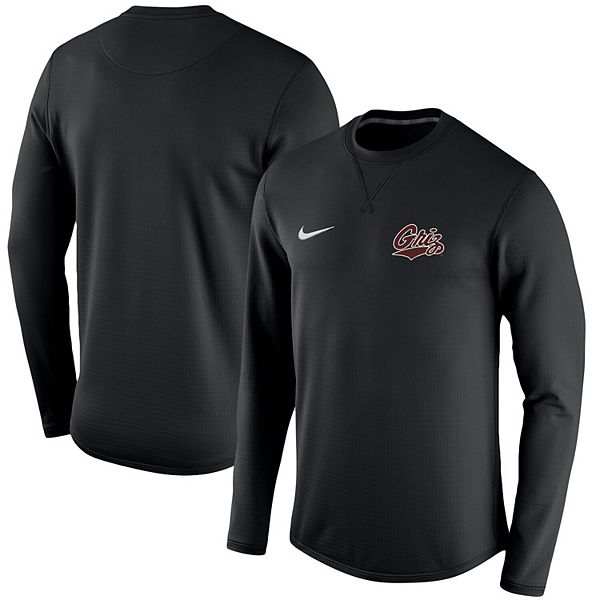 Men's Nike Black Montana Grizzlies Modern Performance Crew Sweatshirt