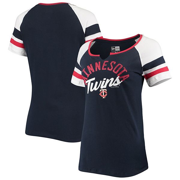New Era / Apparel Girl's Minnesota Twins Tie Dye V-Neck T-Shirt