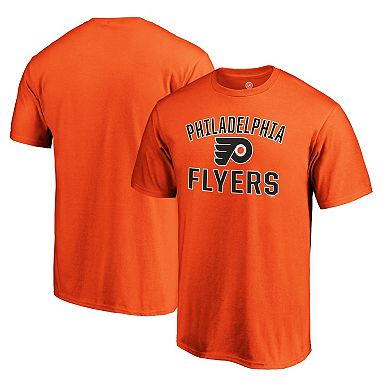 Men's Fanatics Branded Orange Philadelphia Flyers Team Victory Arch T-Shirt