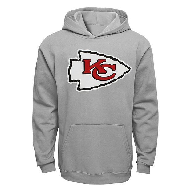 Outerstuff Youth Heathered Gray Kansas City Chiefs Long Sleeve T-Shirt & Pants Sleep Set