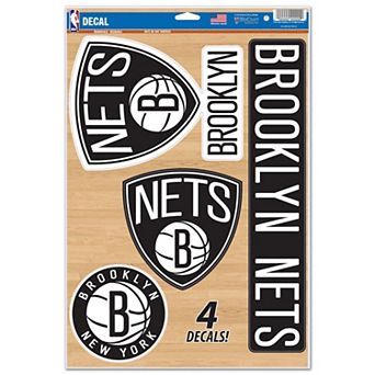 WinCraft Brooklyn Nets 11" x 17" Multi-Use Decal Sheet