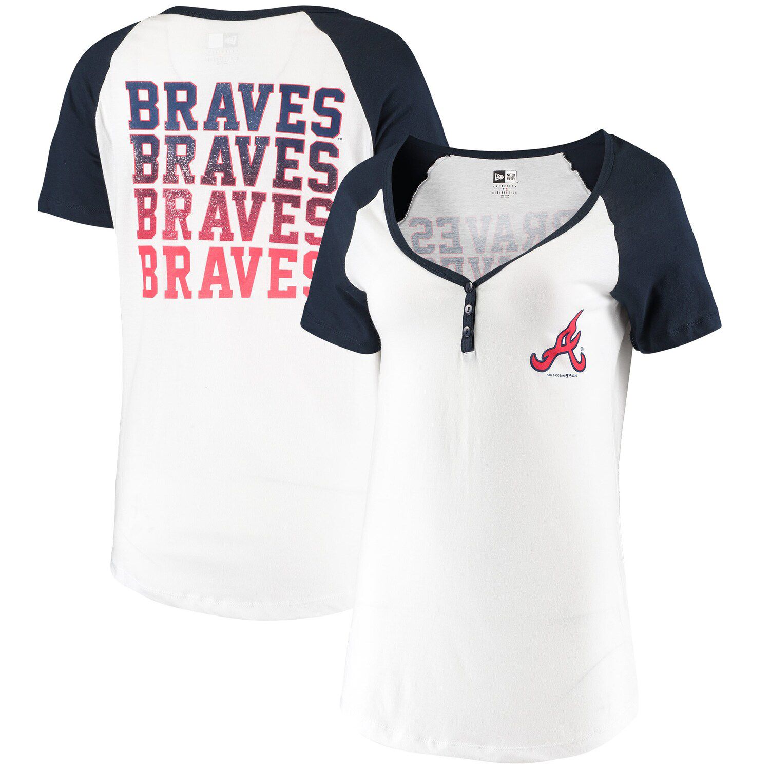 white atlanta braves shirt