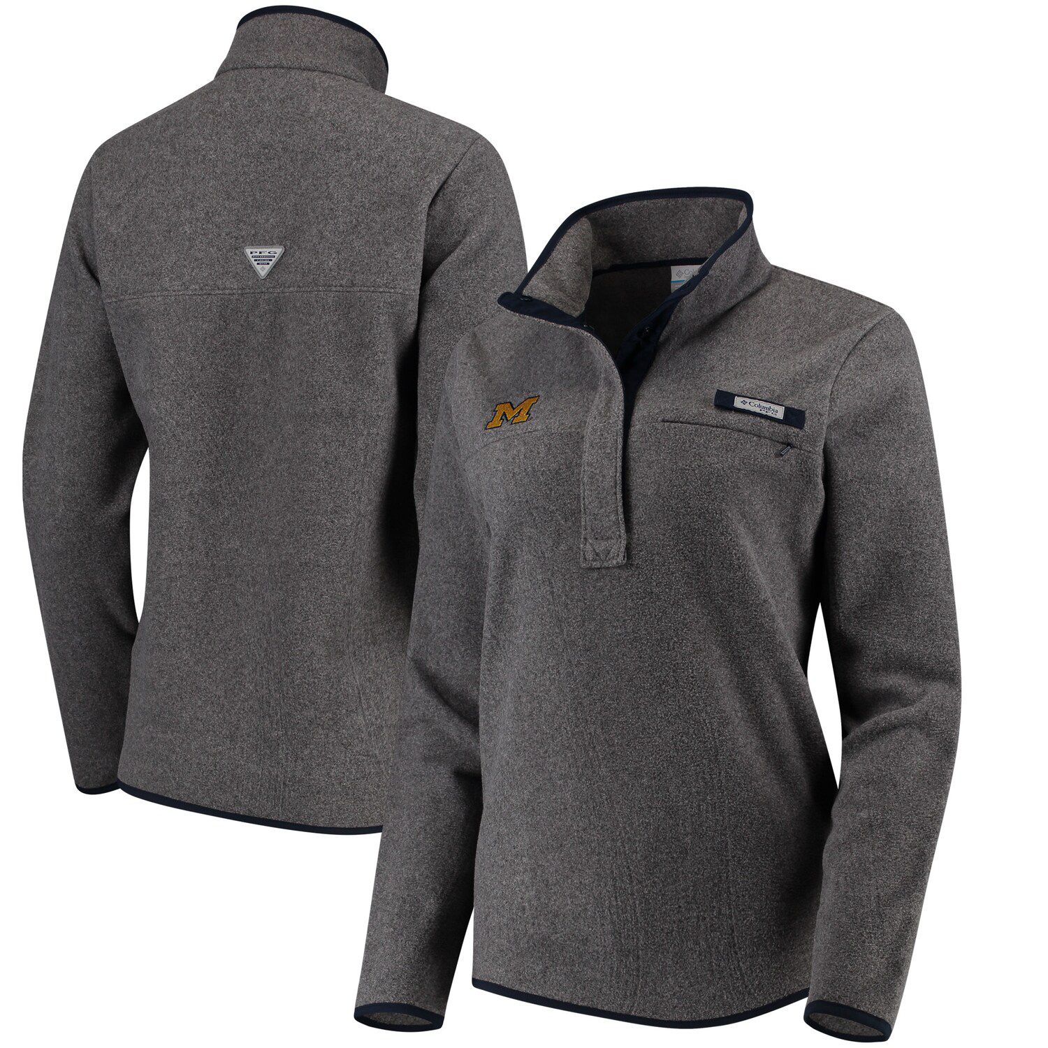 columbia fleece quarter zip