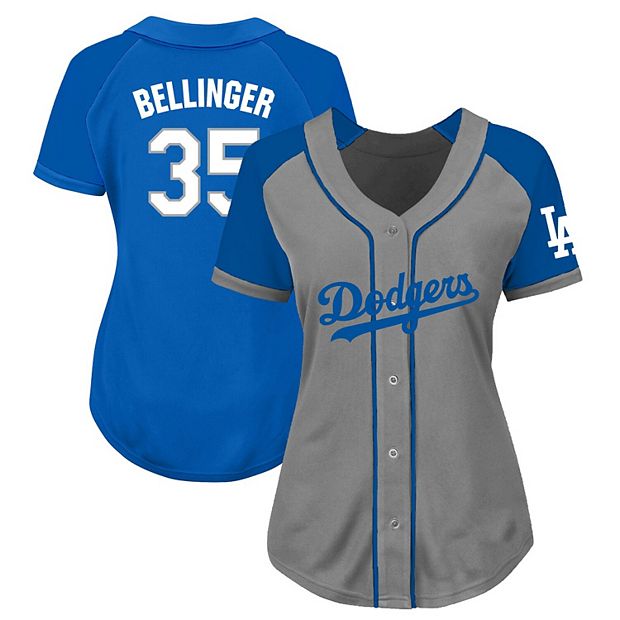 Women s Cody Bellinger Gray Royal Los Angeles Dodgers Plus Size