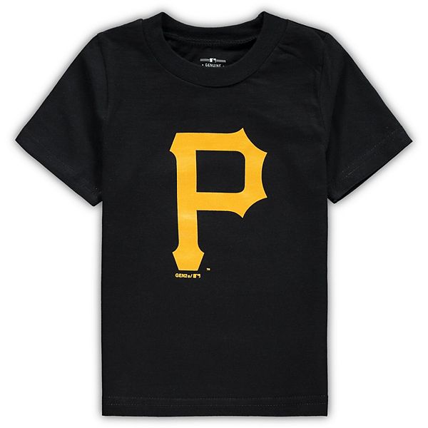 Infant Black Pittsburgh Pirates Primary Team Logo T-Shirt