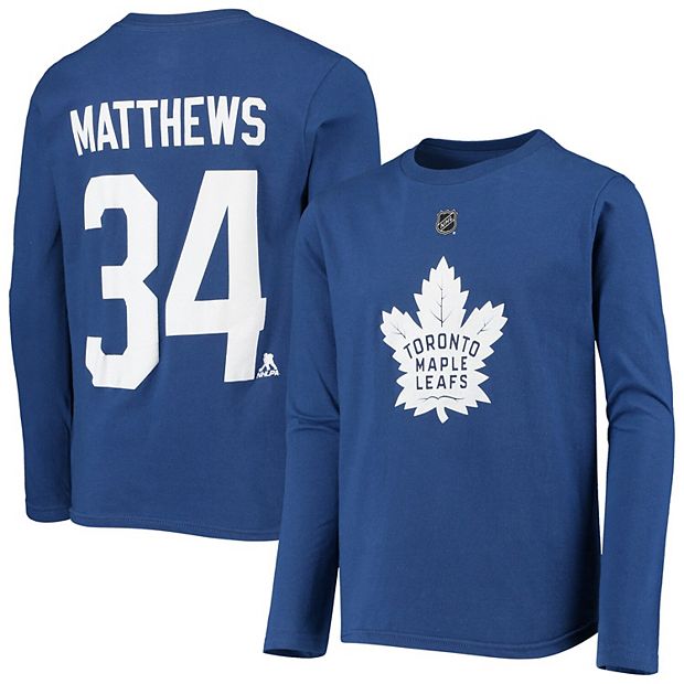 Auston Matthews Toronto Maple Leafs Youth Player Name & Number