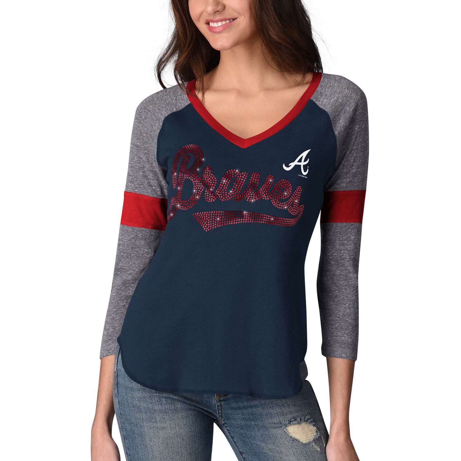 womens atlanta braves shirt