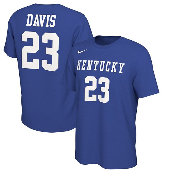 Men's Nike Anthony Davis Royal Kentucky Wildcats Retro Alumni Basketball  Jersey T-Shirt