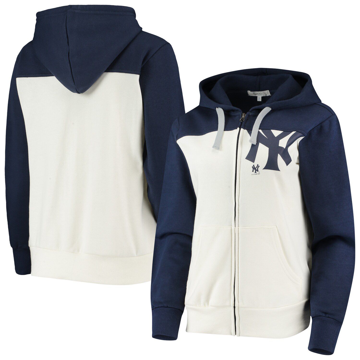 yankees women's zip hoodie