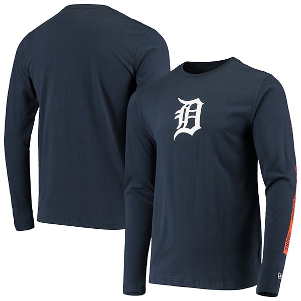 Detroit Tigers Navy Dog T-Shirt Tee - Large