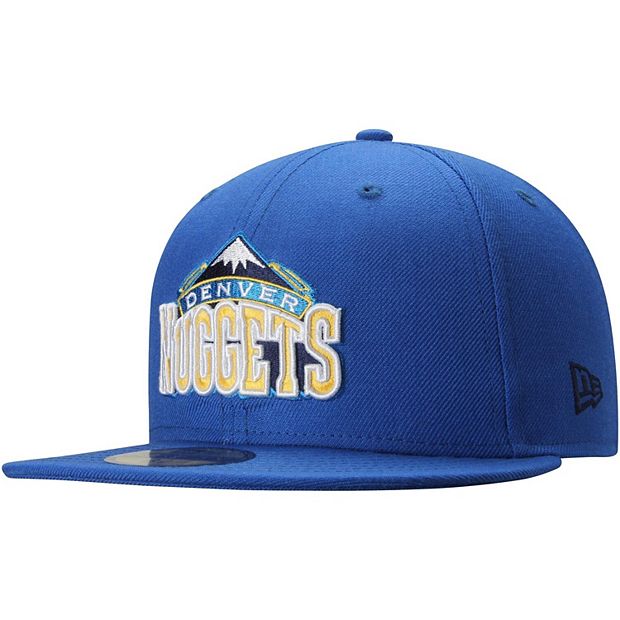 New Era Men's Denver Nuggets Blue 9Fifty Adjustable Hat