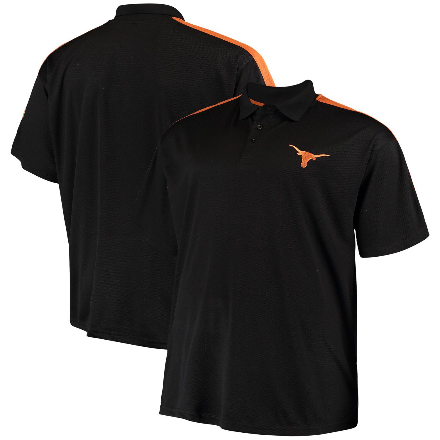 big and tall black polo shirts