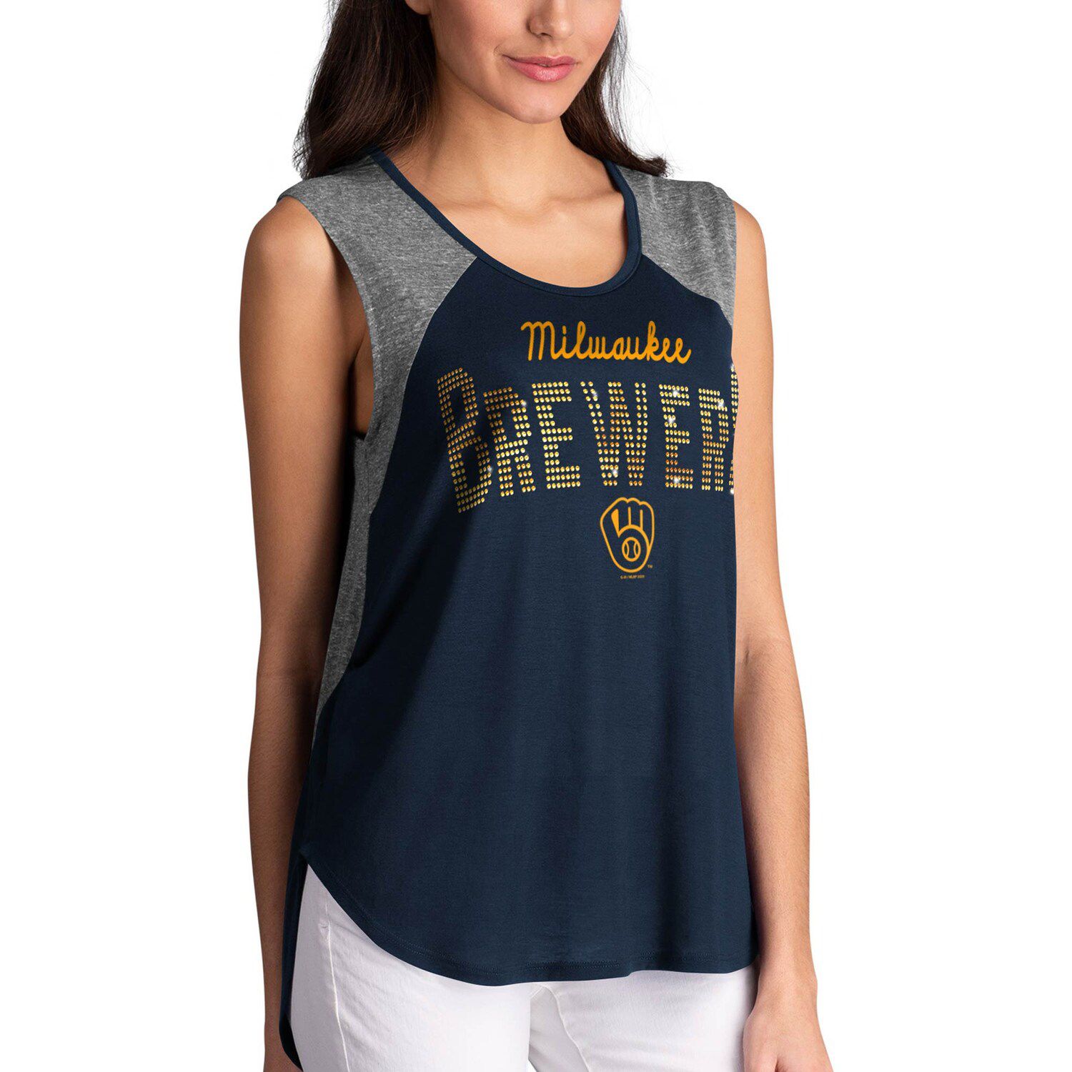 milwaukee brewers women's tank top