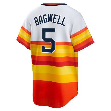 Men's Nike Jeff Bagwell White Houston Astros Home Cooperstown Collection Player Jersey
