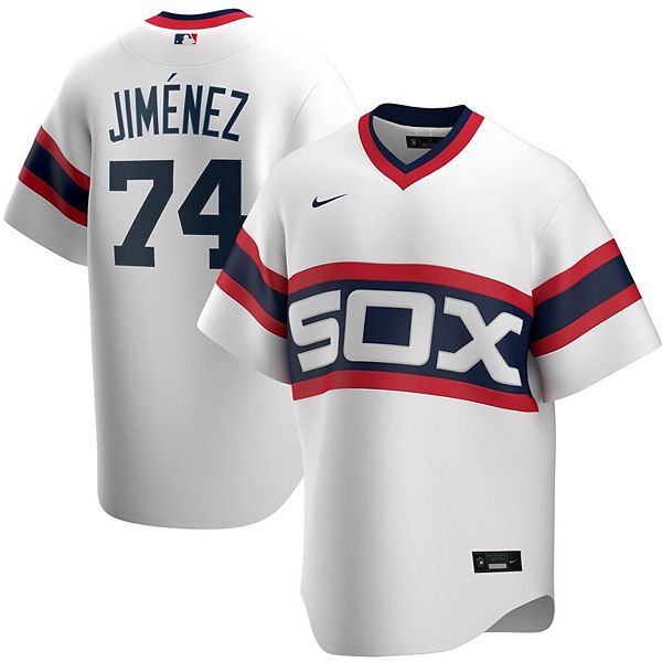 Men's Nike Eloy Jimenez White Chicago Sox Home 2020 Replica Player Jersey