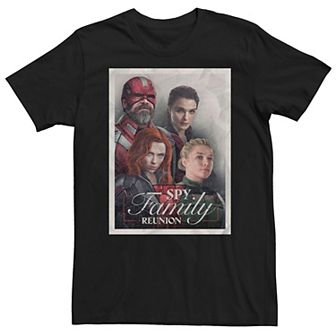 Men's Marvel Black Widow Spy Family Reunion Tee