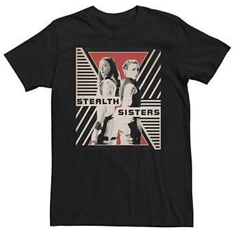 Men's Marvel Black Widow Stealth Sisters Poster Tee
