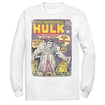 Men's Marvel The Incredible Hulk Classic Retro Comic Book Tee