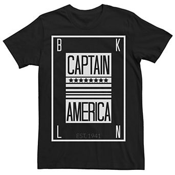 Men's Marvel Avengers Captain America Est 1941 Tee