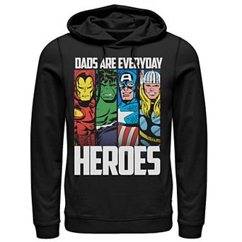 Men's Marvel Avengers Father's Day Everyday Heroes Hoodie
