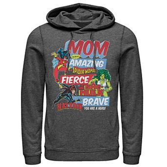 Men's Marvel Vintage Retro Amazing Mom Hoodie