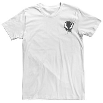 Men's Marvel Venom Left Chest Badge Tee