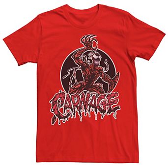 Men's Marvel Carnage Portrait Logo Tee